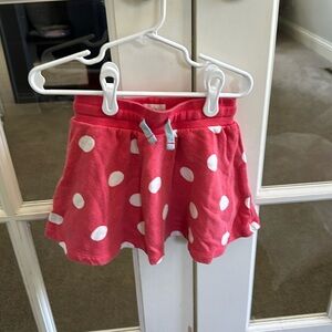 Polka dot swing skirt